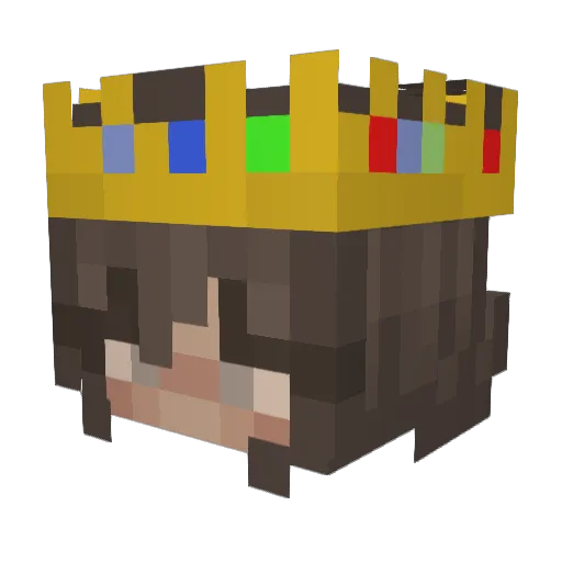 AylaRoseA Minecraft avatar head, 3D render