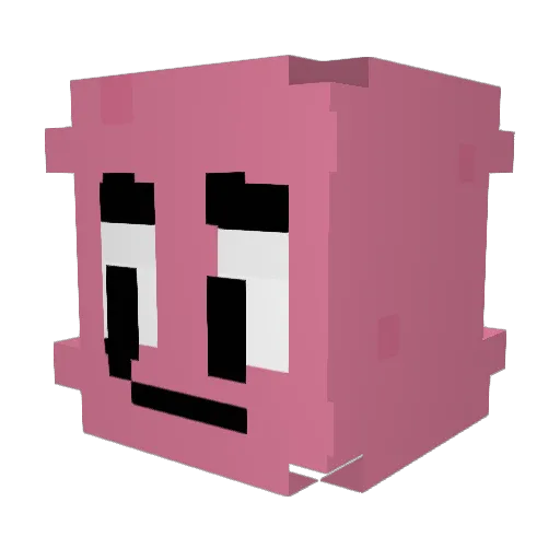 Aylake1 Minecraft avatar head, 3D render