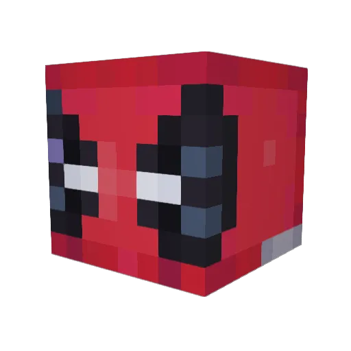 Aylien868 Minecraft avatar head, 3D render