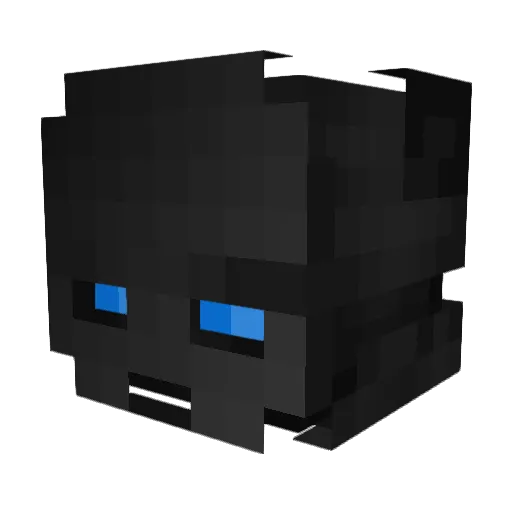 Aylin_YT Minecraft avatar head, 3D render