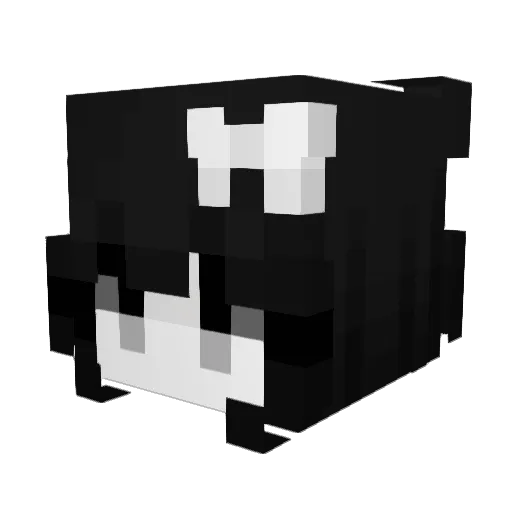 Ayluuv Minecraft avatar head, 3D render