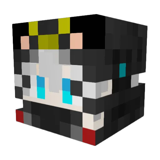 Aylwin101 Minecraft avatar head, 3D render