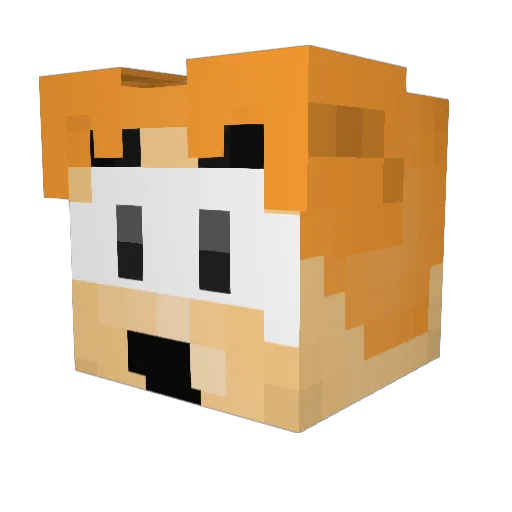 Ayman91100 Minecraft avatar head, 3D render