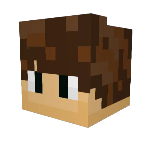 AymanKhalid Minecraft avatar head, 3D render