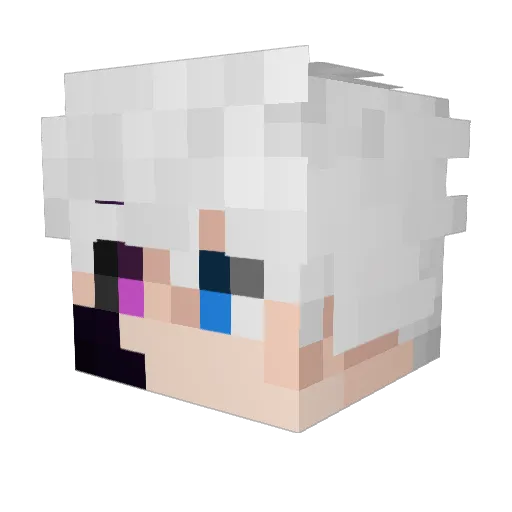 AymenVN Minecraft avatar head, 3D render