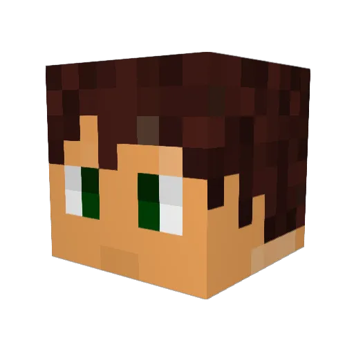 AymixGaming Minecraft avatar head, 3D render