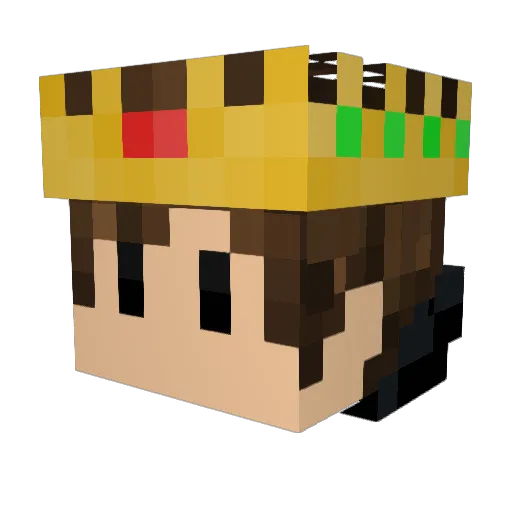 AyoItsTaco Minecraft avatar head, 3D render