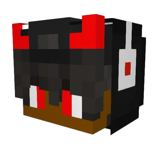 AyoKi_ Minecraft avatar head, 3D render