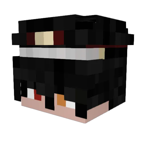 AyoMythic Minecraft avatar head, 3D render