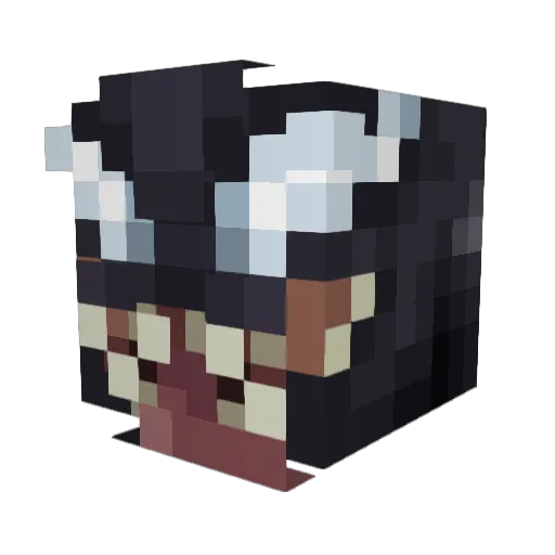 AyoSynth Minecraft avatar head, 3D render