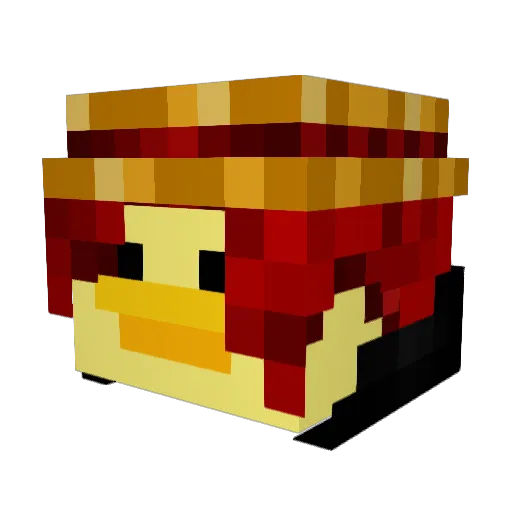 AyoitsFusion Minecraft avatar head, 3D render