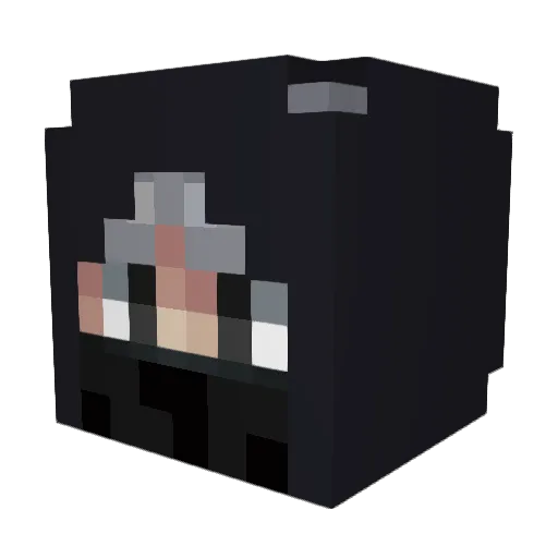 Ayoub_07 Minecraft avatar head, 3D render