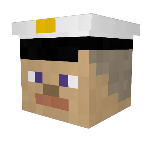 Ayrlyn Minecraft avatar head, 3D render