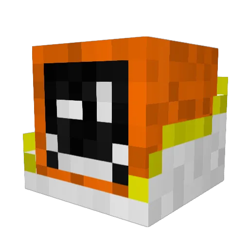 Ayronn28 Minecraft avatar head, 3D render
