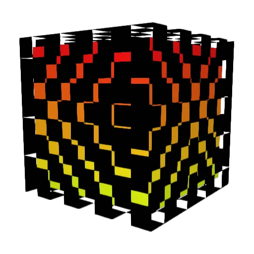 Ayteee Minecraft avatar head, 3D render