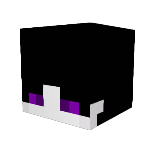 Ayu368 Minecraft avatar head, 3D render