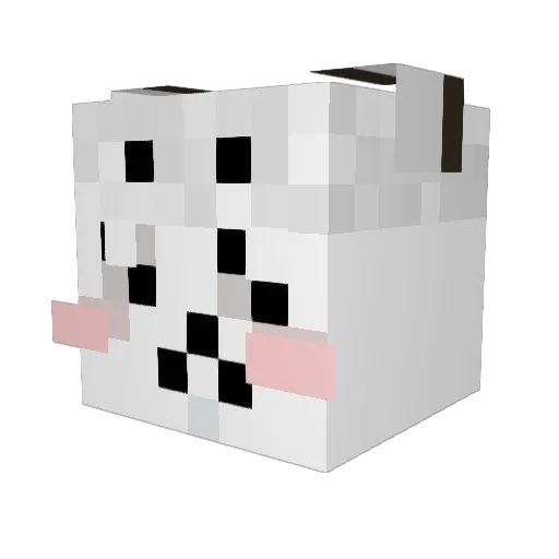 Ayuki_Zen Minecraft avatar head, 3D render