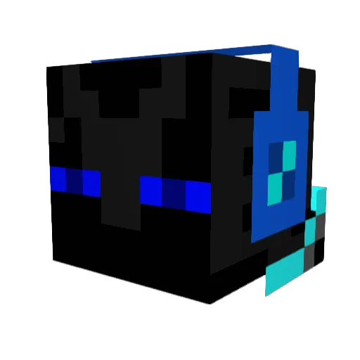 Ayuu_XLR8 Minecraft avatar head, 3D render