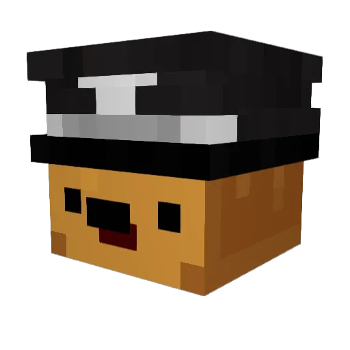 AyvalikTost Minecraft avatar head, 3D render