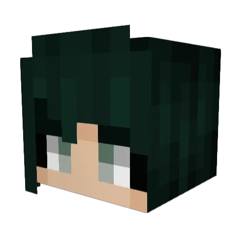 AyyTee3D Minecraft avatar head, 3D render