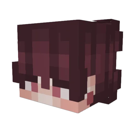 Ayyonn Minecraft avatar head, 3D render