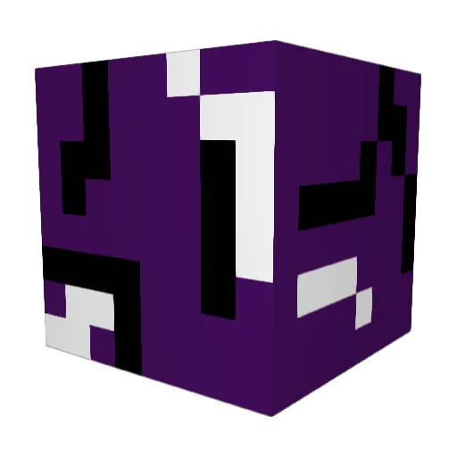 Ayyyoni Minecraft avatar head, 3D render