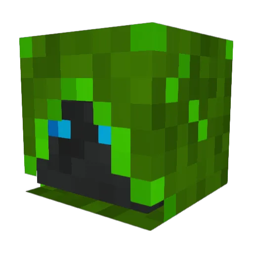 Ayznek Minecraft avatar head, 3D render