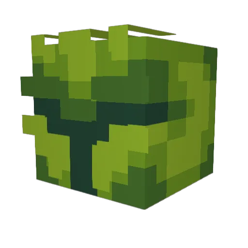 Ayzrian Minecraft avatar head, 3D render
