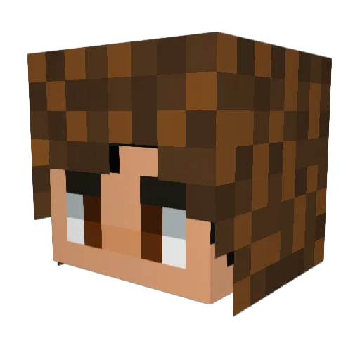 Az2k95 Minecraft avatar head, 3D render