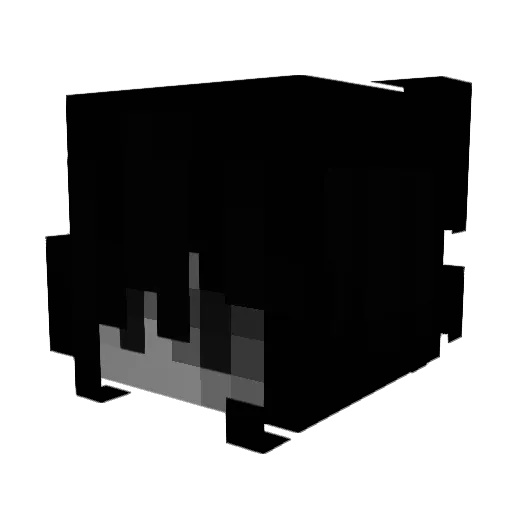 Az4p Minecraft avatar head, 3D render