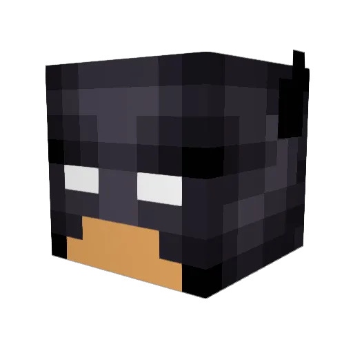 AzNota Minecraft avatar head, 3D render