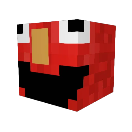 AzSin401 Minecraft avatar head, 3D render