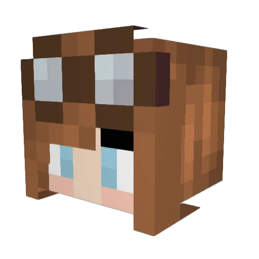 Az_314 Minecraft avatar head, 3D render