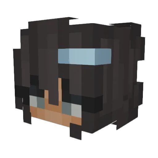Az_Max Minecraft avatar head, 3D render