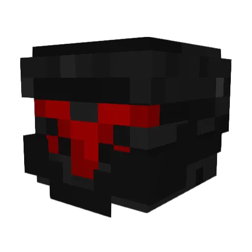 AzaTeXx Minecraft avatar head, 3D render