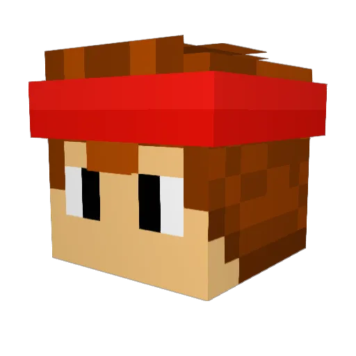 Azad_Svoboda Minecraft avatar head, 3D render