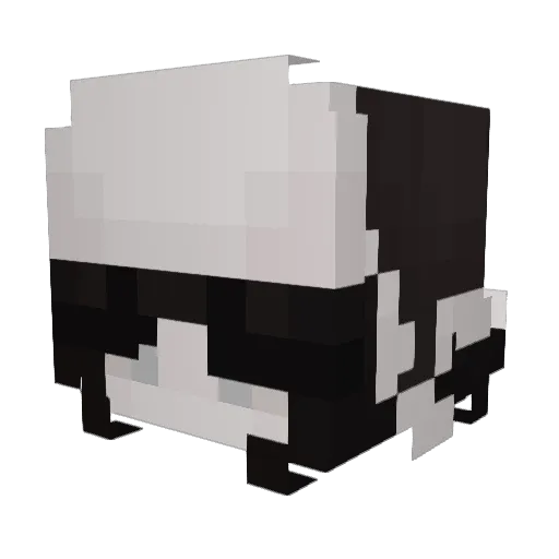 Azaelii Minecraft avatar head, 3D render