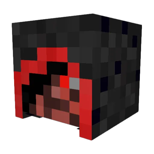 Azaghan Minecraft avatar head, 3D render