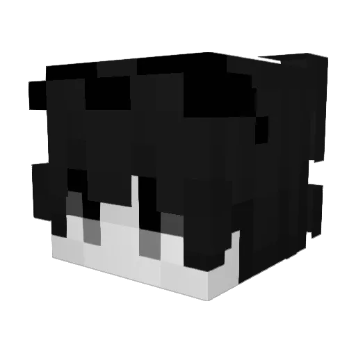 AzamiKung Minecraft avatar head, 3D render