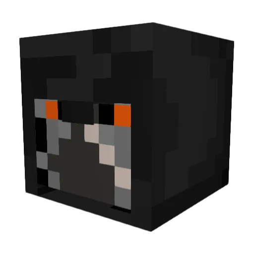 Azandel Minecraft avatar head, 3D render