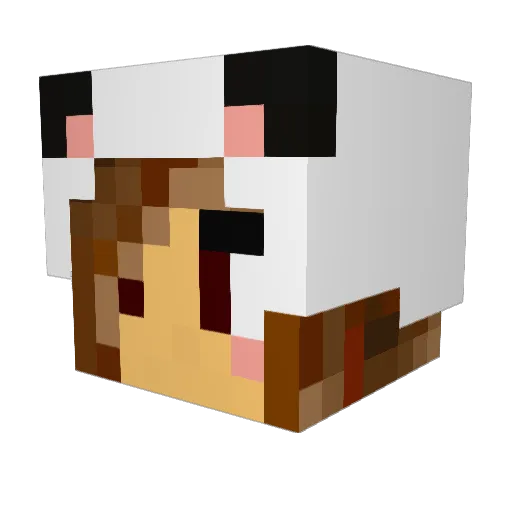 Azarah14 Minecraft avatar head, 3D render