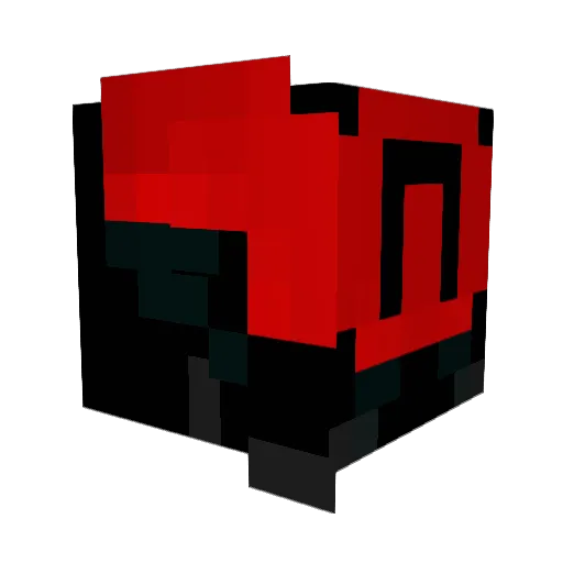 Azariade Minecraft avatar head, 3D render