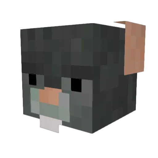Azaz2022 Minecraft avatar head, 3D render
