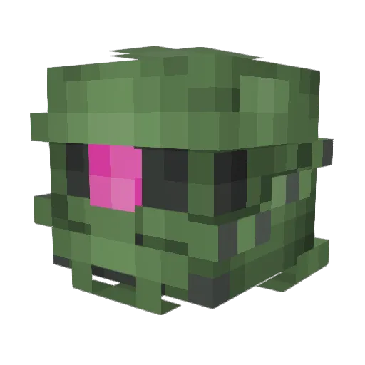 Azazeel Minecraft avatar head, 3D render