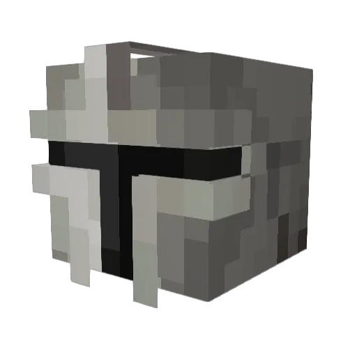 Azazel3455 Minecraft avatar head, 3D render