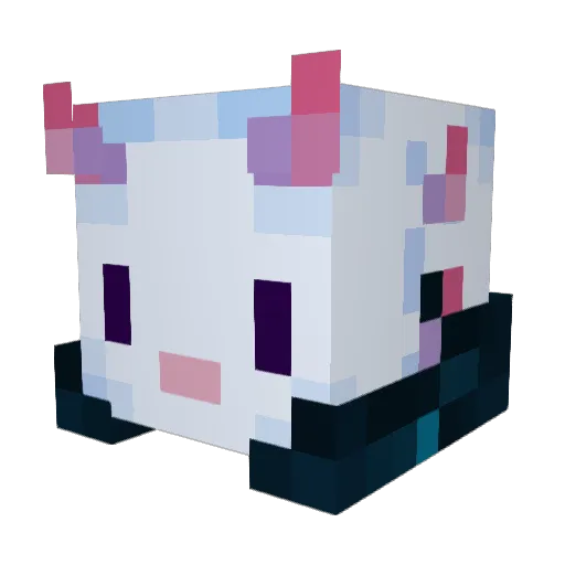 Azazel73 Minecraft avatar head, 3D render