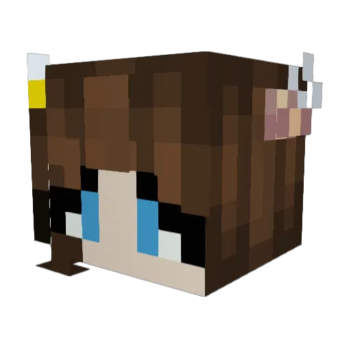 AzazelDemon5 Minecraft avatar head, 3D render