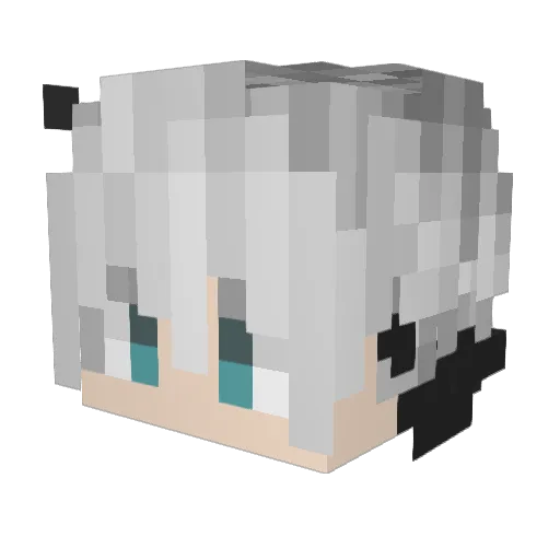 AzazelDidIt Minecraft avatar head, 3D render
