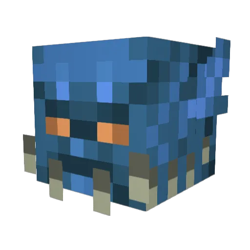 Azazel_Echo Minecraft avatar head, 3D render