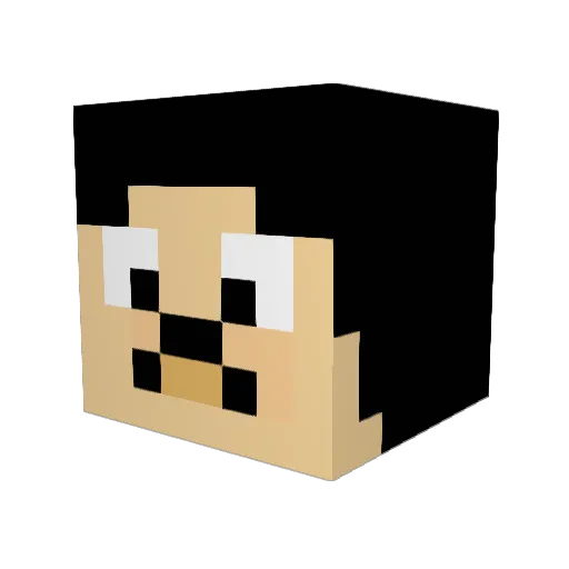Azazel_Skye Minecraft avatar head, 3D render